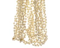 Kraalketting plc d0.5h270 cm creme - Decoris