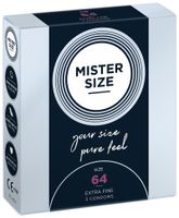 MISTER SIZE 64mm - Ruimere XXL Condooms Ultradun 3 stuks - thumbnail