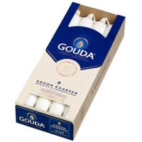 Gouda Kroonkaarsen 24x2.4 cm 8 Stuks Wit Gouda Kroonkaarsen 24x2.4 cm 8 Stuks Wit