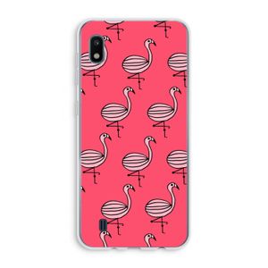 Flamingo: Samsung Galaxy A10 Transparant Hoesje