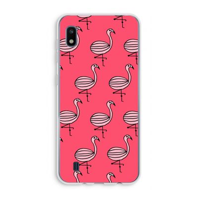 Flamingo: Samsung Galaxy A10 Transparant Hoesje