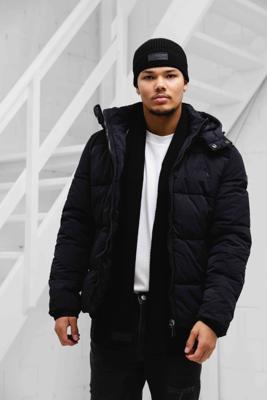 Malelions Donn Puffer 2.0 Winterjas Heren Zwart - Maat L - Kleur: Zwart | Soccerfanshop