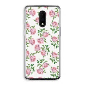 Kleine roosjes: OnePlus 7 Transparant Hoesje