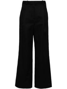 Loulou Studio pantalon palazzo Idai à taille haute - Noir