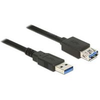 Delock 85058 Verlengkabel USB 3.0 Type-A male > USB 3.0 Type-A female 5,0 m zwart - thumbnail