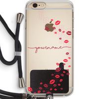 Kusjes: iPhone 6 PLUS / 6S PLUS Transparant Hoesje met koord