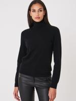 Cashmere trui met rolkraag van organisch cashmere