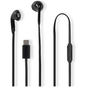 Nedis HPWD4024BK In-ear Bedraad Zwart USB-C