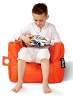 Kinder zitzak stoel 'Primo' Orange - Oranje - Weerbestendig - Sit&Joy