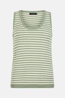 Ydence Knitted top Amelia | Sage green/ecru