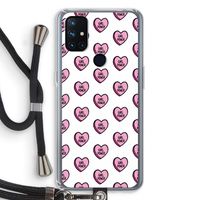 GIRL POWER: OnePlus Nord N10 5G Transparant Hoesje met koord