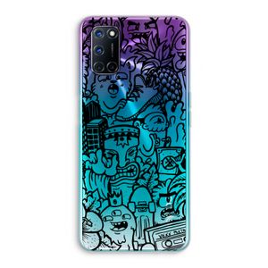 Vexx Black Mixtape: Oppo A92 Transparant Hoesje