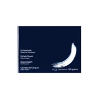 Schetsboek papyrus 240x320mm 160gr 24 vel | 10 stuks
