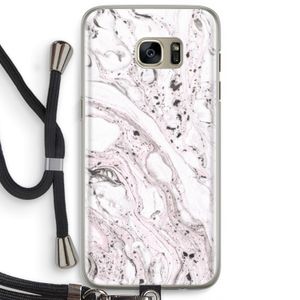 Mengelmoes: Samsung Galaxy S7 Edge Transparant Hoesje met koord