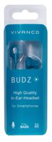 Vivanco BUDZ Headset Bedraad In-ear Oproepen/muziek Blauw - thumbnail
