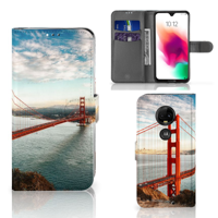 Motorola Moto G7 | G7 Plus | Flip Cover | Golden Gate Bridge