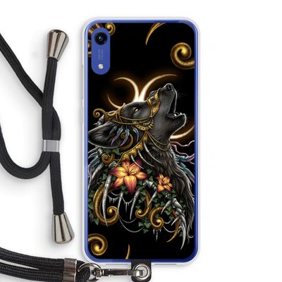 Huilende Wolf: Honor Play 8A Transparant Hoesje met koord