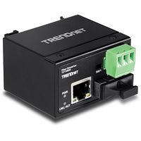 Trendnet TI-F10S30 netwerk media converter 200 Mbit/s 1310 nm Single-mode Zwart - thumbnail