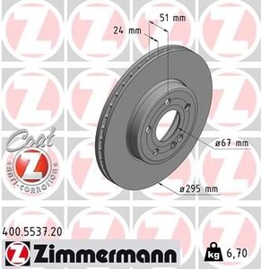 Remschijf COAT Z 400553720