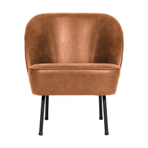 BePureHome Vogue fauteuil kunstleer cognac