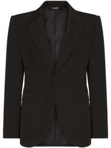 Dolce & Gabbana blazer à simple boutonnage - Noir