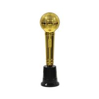 Microfoon award goud 23 cm