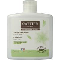 Cattier Shampoo vet haar groene klei