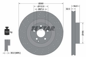 Remschijf 92176405