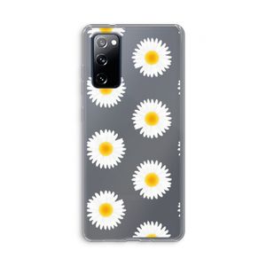 Margrietjes: Samsung Galaxy S20 FE / S20 FE 5G Transparant Hoesje