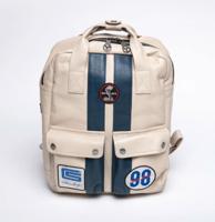 Carroll Shelby GT40 Rugtas Schaapsleer - Ecru