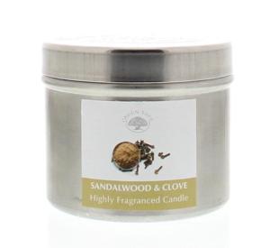Green Tree Geurkaars sandelwood & clove