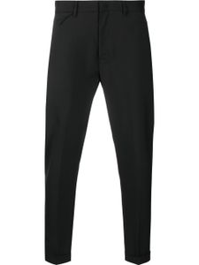 Low Brand pantalon de costume à coupe courte - Noir