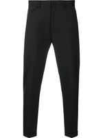 Low Brand pantalon de costume à coupe courte - Noir