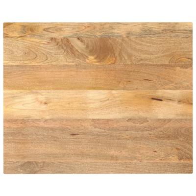 Tafelblad rechthoekig 100x80x3,8 cm massief mangohout