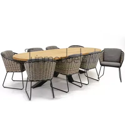 Tuinset Bo Dining met Mistral Tafel Ovaal 280 Tuinset Bo Dining met Mistral Tafel Ovaal 280