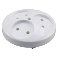 Q-Link Contactdoos | Inbouw | 3-voudig | Met Aanraakbeveiliging | Polarwit - 01.079.54