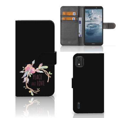 Nokia C2 2nd Edition Leuk Hoesje Boho Text Nokia C2 2nd Edition Leuk Hoesje Boho Text