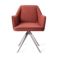 Jesper Home Tome eetkamerstoel turn steel Shabby Saffron