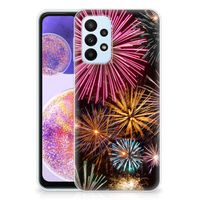 Samsung Galaxy A23 Silicone Back Cover Vuurwerk - thumbnail