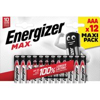 Energizer batterijen Max AAA, blister van 12 stuks - thumbnail