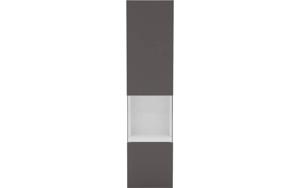 Goossens Excellent Hangelement Monza, El162z = 1 deur linksdraaiend met glas 32 x 128 x 32 cm