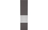 Goossens Excellent Hangelement Monza, El162z = 1 deur linksdraaiend met glas 32 x 128 x 32 cm Goossens Excellent Hangelement Monza, El162z = 1 deur linksdraaiend met glas 32 x 128 x 32 cm