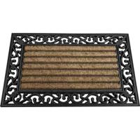 Siena Garden 3691441076 Gummimatte Impalla Voetenmat (l x b) 75 cm x 45 cm Zwart, Beige