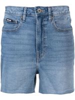 DKNY short en jean Kent à taille haute - Bleu - thumbnail