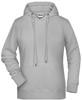 James & Nicholson JN8023 Ladies´ Hoody - /Ash-(Heather) - XXL