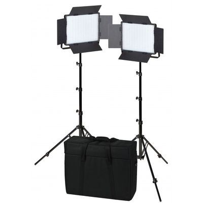 Nanlite 900-CSA bi-color dual kit (w/ case & light stand)
