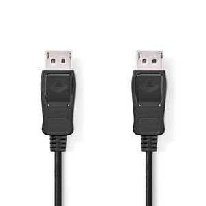 Nedis DisplayPort-Kabel | DisplayPort Male | DisplayPort Male | 2 m | 1 stuks - CCGB37010BK20 CCGB37010BK20