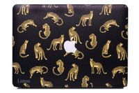 Lunso MacBook Pro 13 inch (2016-2019) cover hoes - case - Leopard Black