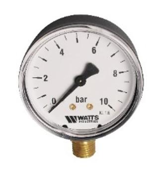 Kirchhoff RF manometer aansluitdraad onder 0-10 bar 63 mm, 1/4" ET - 984543055