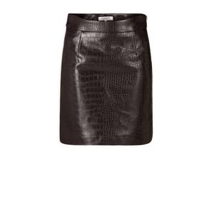 Morgan imitatieleren rok donkerbruin Morgan imitatieleren rok donkerbruin